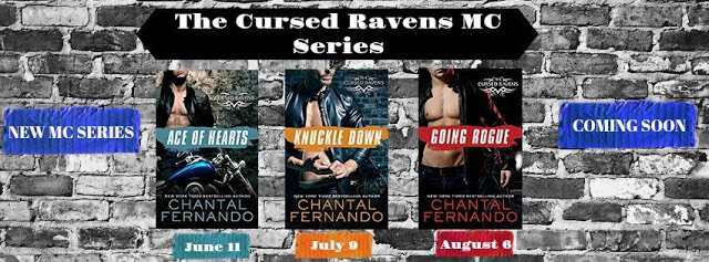 Ace of Hearts by Chantal Fernando - Cursed Ravens MC Banner