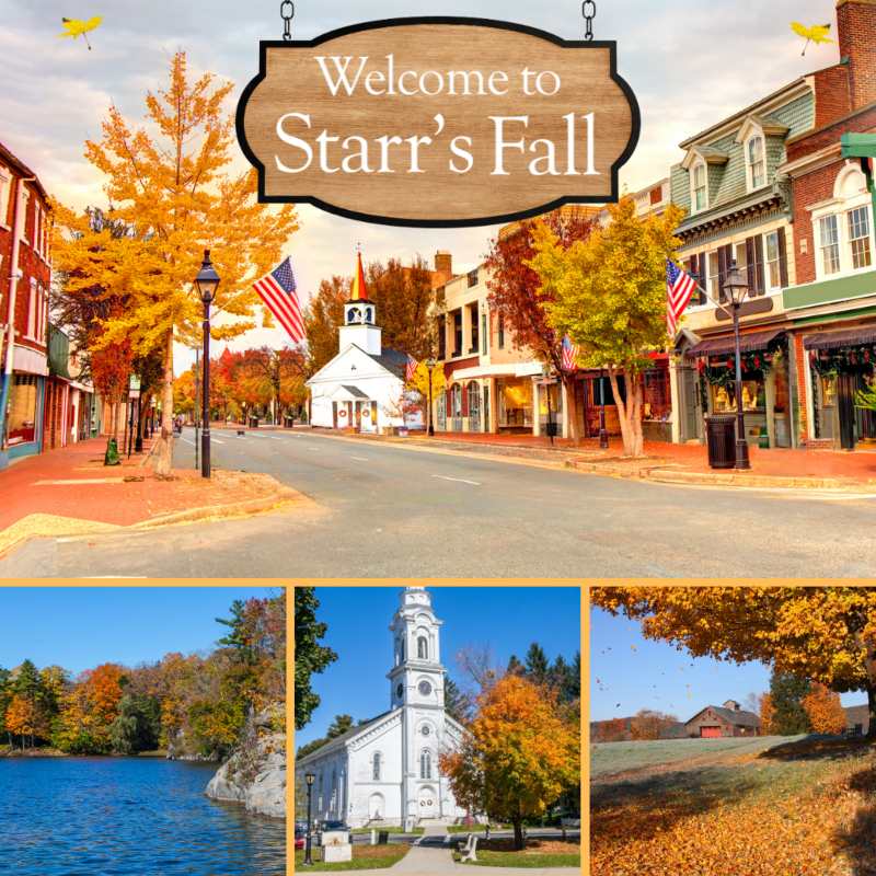 Coming Home to Starrs Fall Connecticut fall