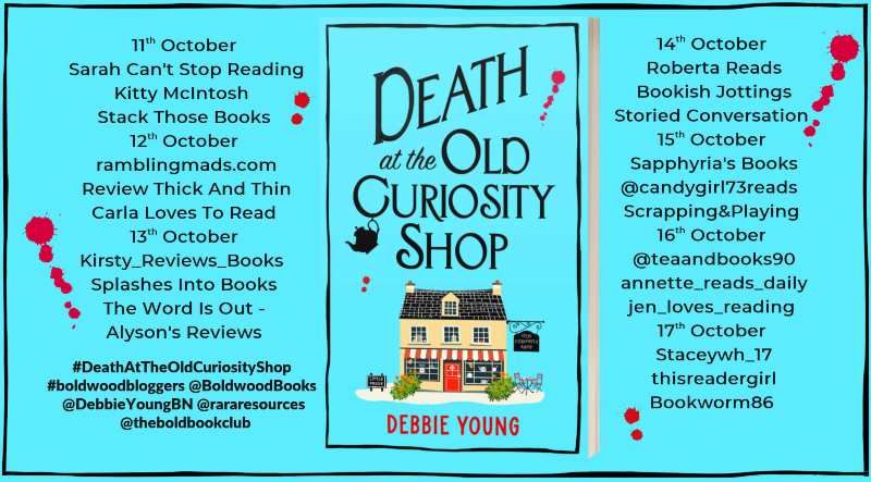 Death at the Old Curiosity Shop Full Tour Banner